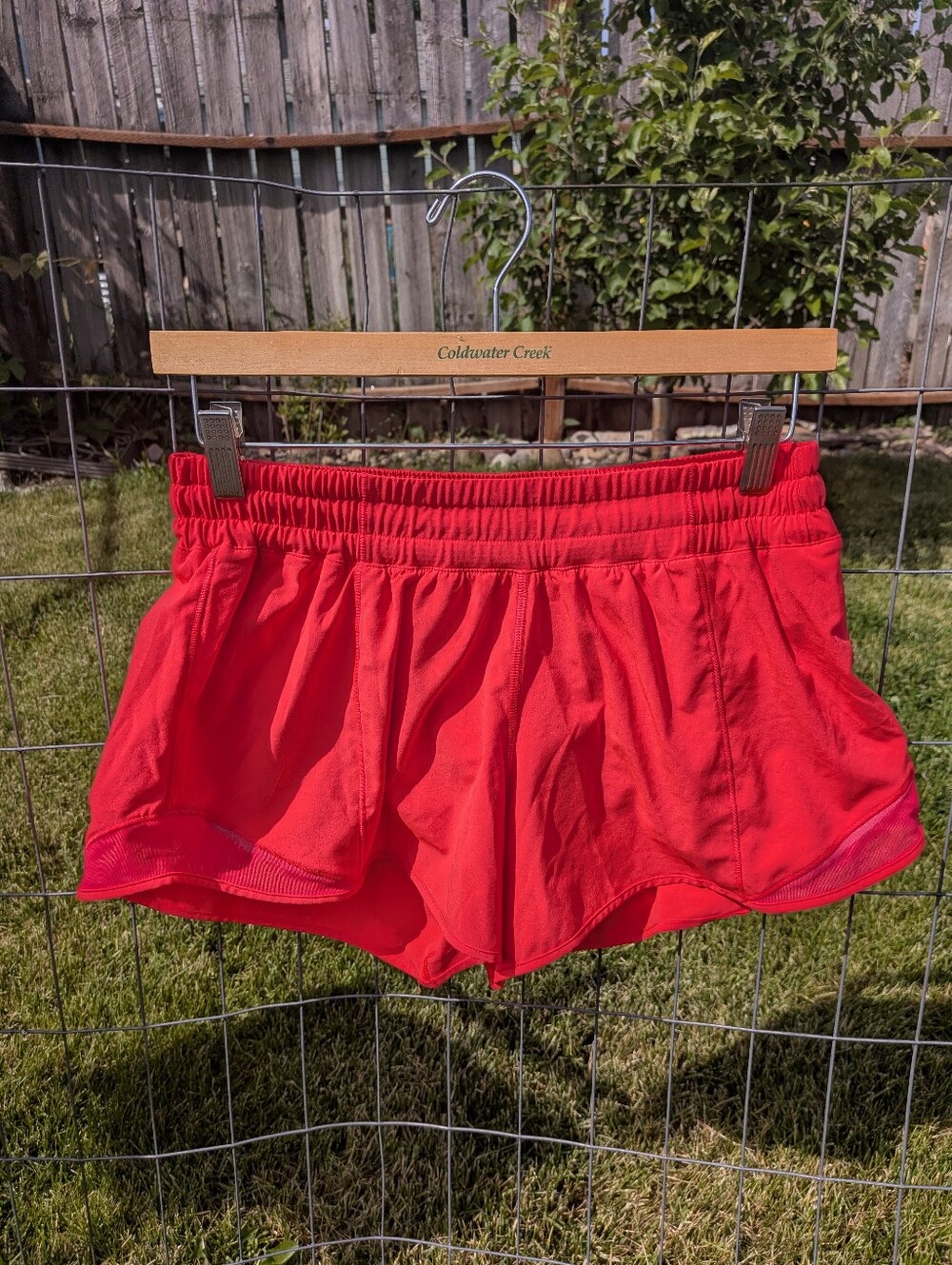 Lululemon Women's Shorts Size 8 Tall In Hot Coral
